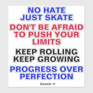 Quotes & Sayings - Street Skateboard Stickers