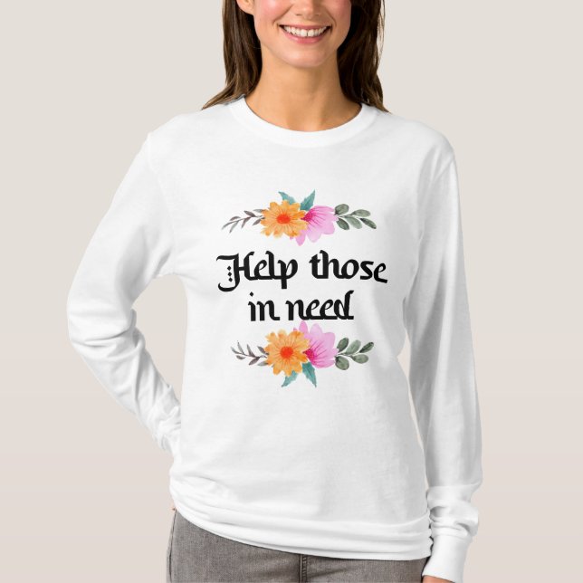  Quotes Typography Basic Long Sleeve T-Shirt (Front)