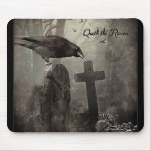 Quoth the Raven Mouse Pad