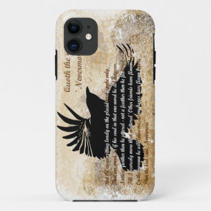 Quoth the Raven Nevermore Edgar Allan Poe iphone5 iPhone 11 Case