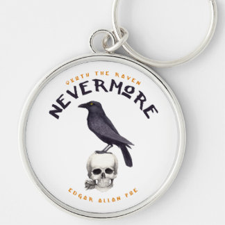 Quoth the Raven Nevermore - Edgar Allan Poe Key Ring