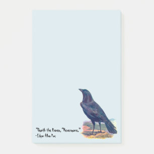 Quoth the Raven Nevermore The Ravens Post-it Notes