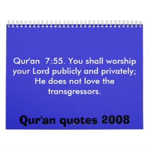 Qur'an quotes Calendar