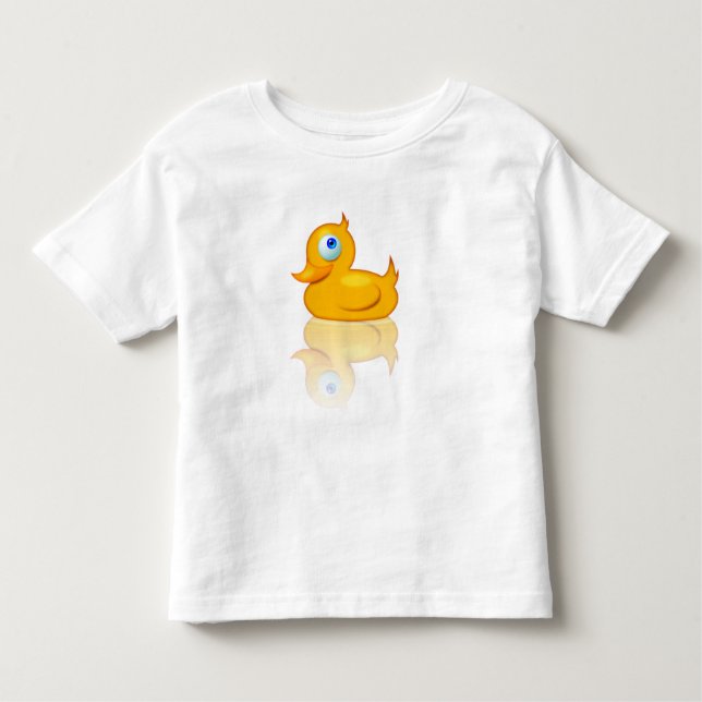 Qute Qiddie Quack Toddler T-Shirt (Front)
