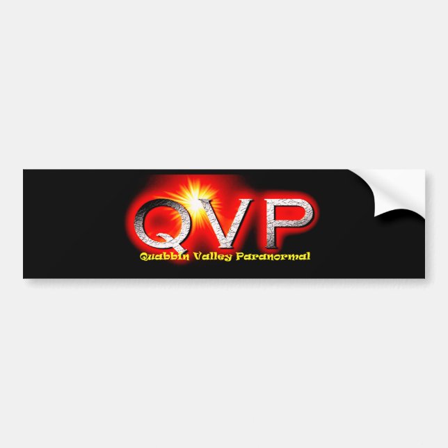QVP Logo Bumper Sticker (Front)