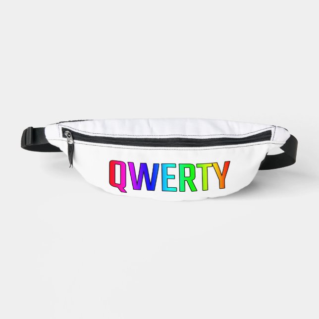 QWERTY BUM BAGS (Front)