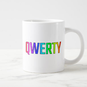 QWERTY LARGE COFFEE MUG