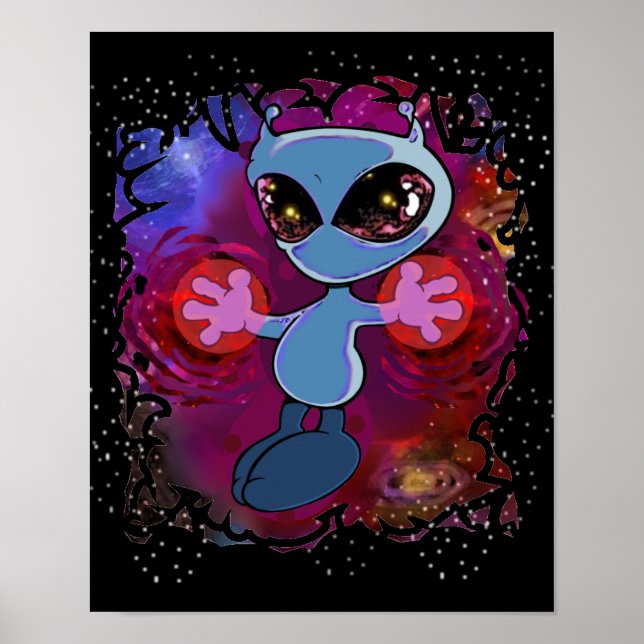 Qwiby | Cosmic Surge Poster (Front)