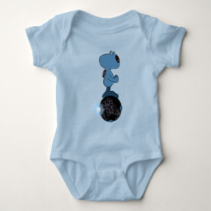 Qwiby on his Sphere Rider Baby Bodysuit