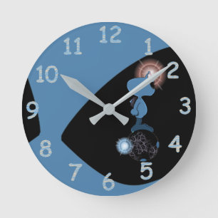 Qwiby Round Clock