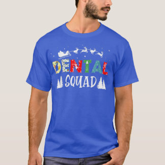R2DW Christmas Dental Squad Merry Xmas Dentist Paj T-Shirt