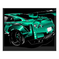 R35 GTR Green Tunning Bodykit