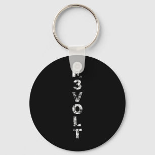 R3volt - Resist - Rantiwork Key Ring
