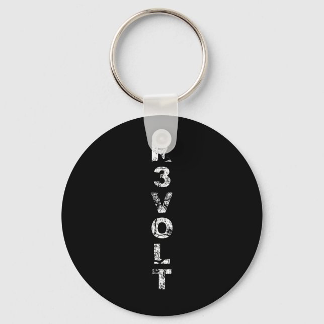 R3volt - Resist - Rantiwork  Key Ring (Front)