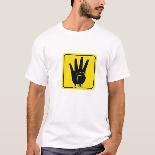 R4BIA, free Egypt, Stop Killing Inocents T-Shirt (Front)