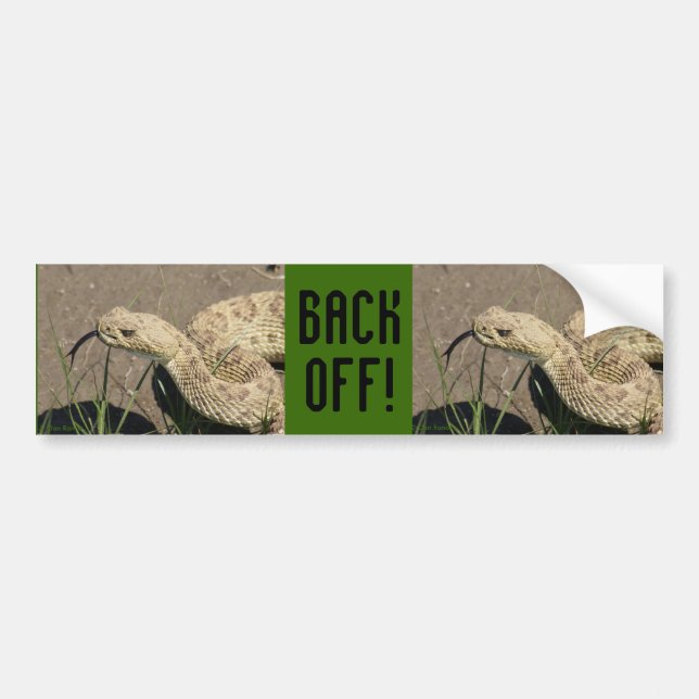 R8 Prairie Rattlesnake Bumper Sticker (Front)