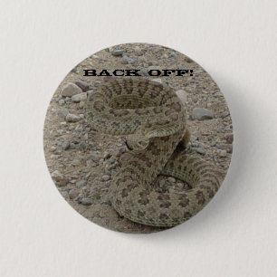 R9 Prairie Rattlesnake 6 Cm Round Badge