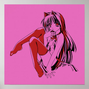 R&B, Catgirl, Nekomimi, Lolita or Furry Girl  Poster