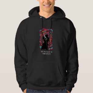 R&B Magic Playlist Psychedelic Music Lover Headpho Hoodie
