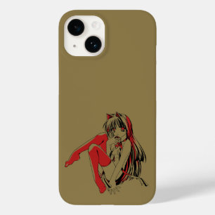 R & B Manga, Neko Catgirl Furry Loli Anime Case-Mate iPhone 14 Case