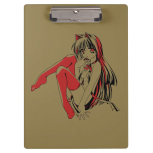 R & B Manga, Neko Catgirl Furry Loli Anime Clipboard