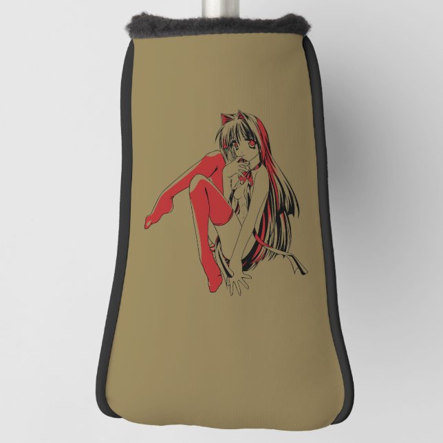 R & B Manga, Neko Catgirl Furry Loli Anime Golf Head Cover (Rotate 90)