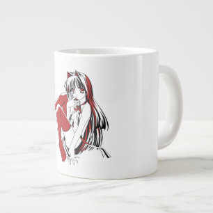 R & B Manga, Neko Catgirl Furry Loli Anime Large Coffee Mug