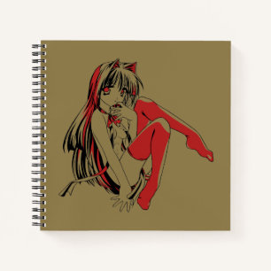 R & B Manga, Neko Catgirl Furry Loli Anime Notebook