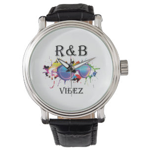 R&B Vibez Graphic T-Shirt Colourful Music Aesthe Watch