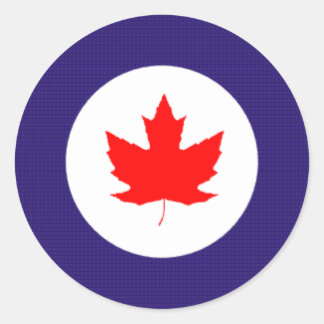 R.C.A.F.  40's -50's roundell Classic Round Sticker