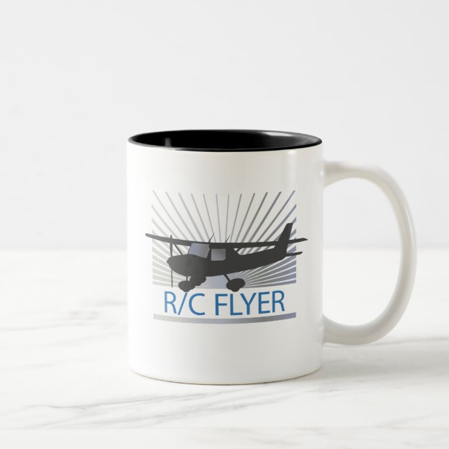 R/C Flyer Two-Tone Coffee Mug (Right)