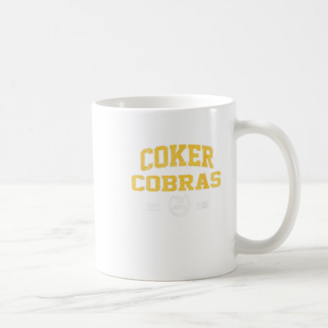 R College Cobras Arch Retro For Men Women  Coffee Mug (Right)