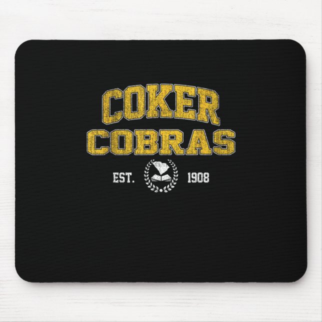 R College Cobras Arch Retro For Men Women  Mouse Pad (Front)