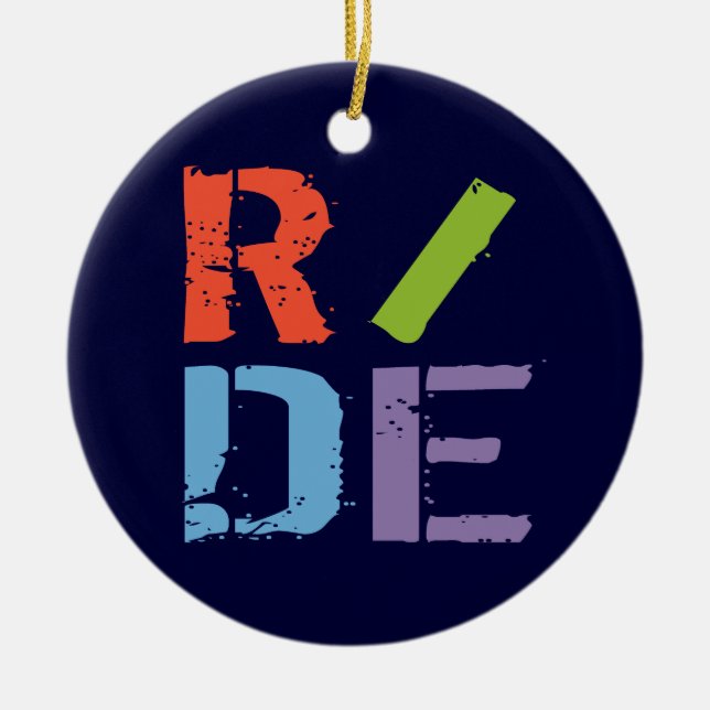 R/DE II CERAMIC TREE DECORATION (Front)