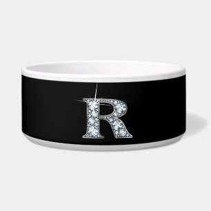 R "Diamond Bling" Pet Bowl