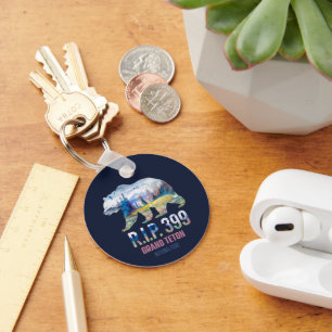 R.I.P. 399 The Queen of the Tetons Bear Key Ring