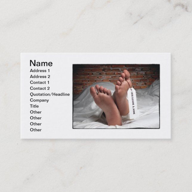 R.I.P. BUSINESS CARD (Front)