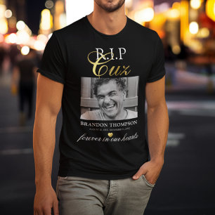 R.I.P Cuz Memorial Photo T-Shirt