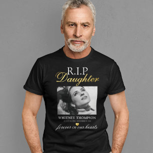 R.I.P Daughter Photo Memorial T-Shirt