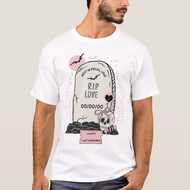 R.I.P. Love — Funny Anti-Valentine’s Day t-shirt (Front)