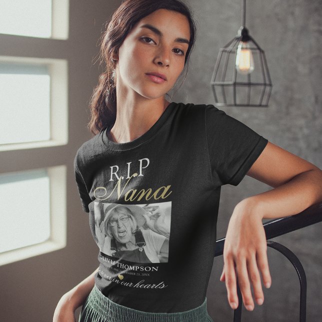 R.I.P Nana Photo Memorial T-Shirt (Creator Uploaded)