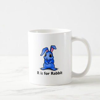 R is for Rabbit Coffee Mug