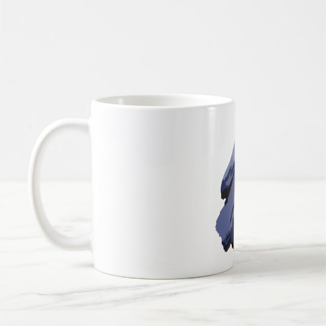 R is for Red Faced Spider Monkey Coffee Mug (Left)