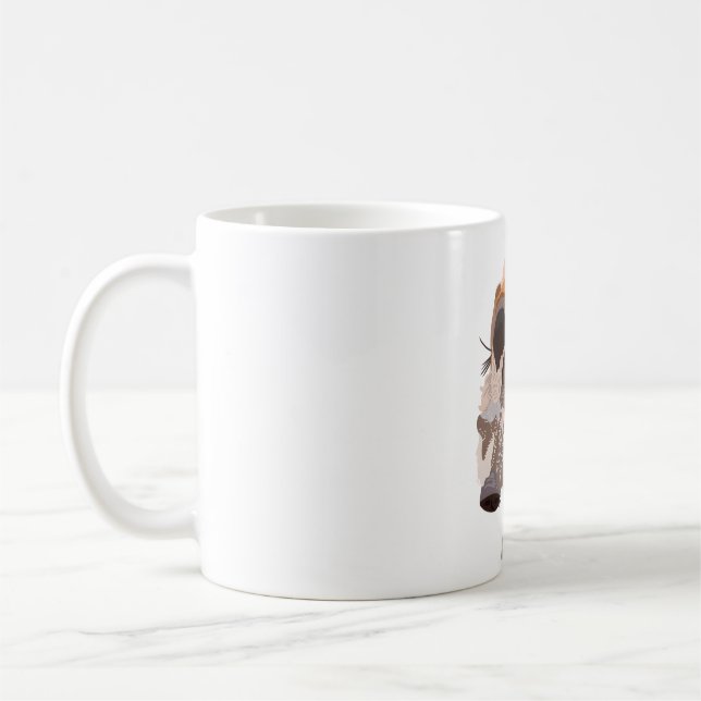 R is for Red River Hog Coffee Mug (Left)