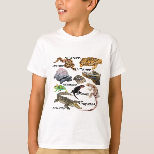 R is for Reptile Keeper T-Shirt (Front)