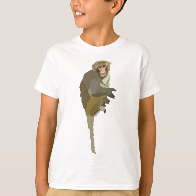 R is for Rhesus Macaque T-Shirt (Front)