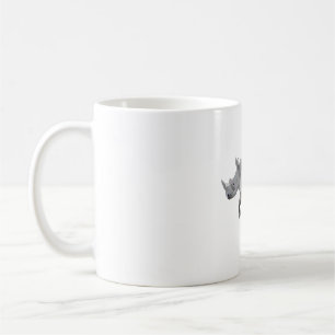R is for Rhino  Coffee Mug