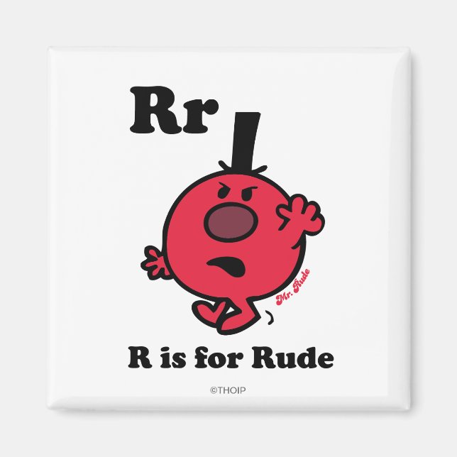 R is for Rude Magnet (Front)