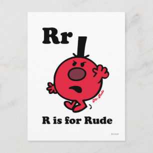 R is for Rude Postcard
