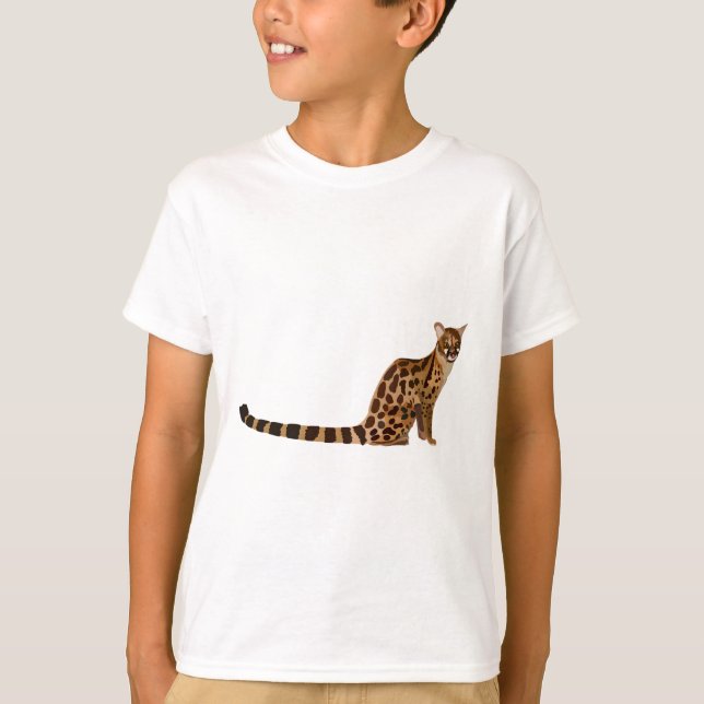 R is for Rusty Spotted Genet T-Shirt (Front)